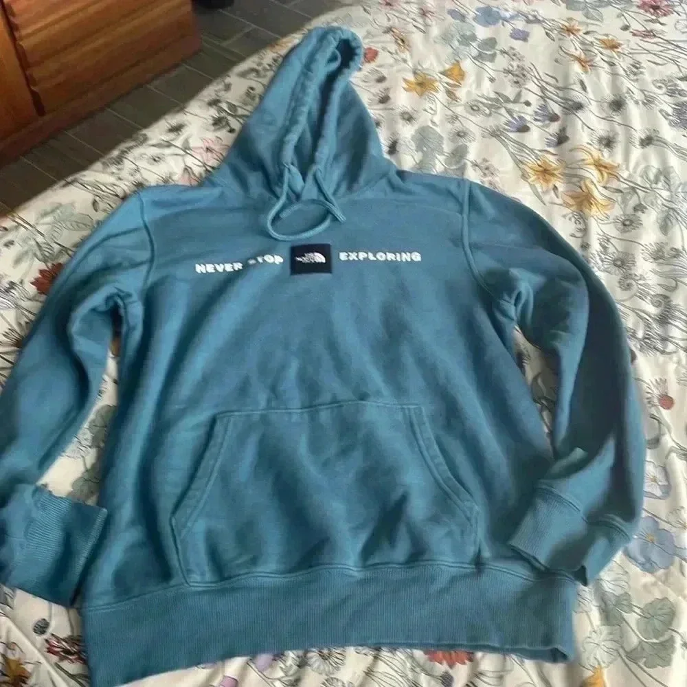 The north face never stop exploring hoodie